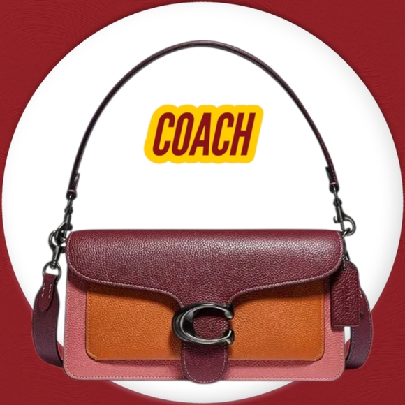Coach Handbags - Coach Tabby Shoulder Bag 26 In Colorblock Vintage Pink Multi Crossbody